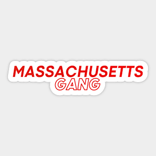 Massachusetts Gang Sticker